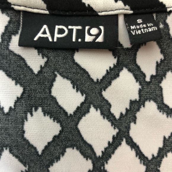 ☀️Apt 9 black and white dress size small☀️ - Picture 3 of 4